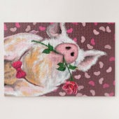 Gentleman Pig - Liebe Puzzle (Horizontal)