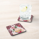 Gentleman Pig - Romantik - Funny - Getränkeuntersetzer (Rechte Seite)