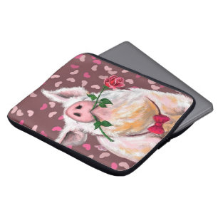 Gentleman Pig - Romantik - Funny Laptopschutzhülle