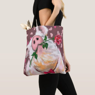 Gentleman Pig - Romantik - Funny Tasche