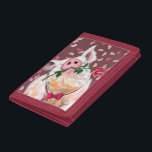 Gentleman Pig - Romantik - Funny Tri-fold Geldbeutel<br><div class="desc">Gentleman Pig</div>