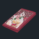 Gentleman Pig - Romantik - Funny Tri-fold Geldbeutel<br><div class="desc">Gentleman Pig</div>