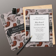 Gentleman Retirement Party oder Geburtstag Vintag