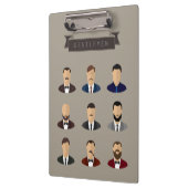 Gentleman Retro Style Klemmbrett (Links)