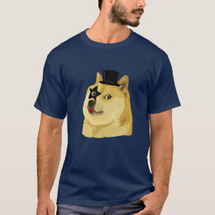 Gentleman Rock Rockin Dog - Hodl Dogecoin T-Shirt