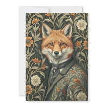 Gentleman Rotfuchs in viktorianischer Abendgardero