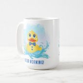 Gentleman Rubber Duck Coffee Tasse (Vorderseite Links)