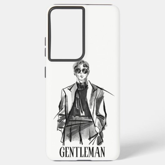 Gentleman Samsung Galaxy Hülle (Rückseite)