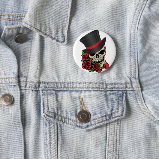 Gentleman Skull Button (Beispiel)