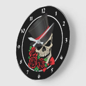 Gentleman Skull Große Wanduhr (Winkel)