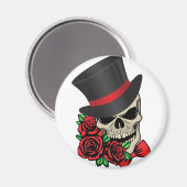 Gentleman Skull Magnet (Vorderseite/Rückseite)