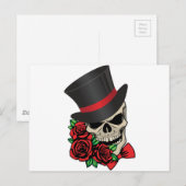 Gentleman Skull Postkarte (Vorne/Hinten)