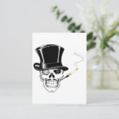 Gentleman Skull Postkarte (Stehend Vorderseite)