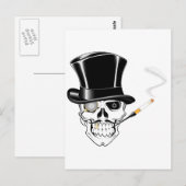 Gentleman Skull Postkarte (Vorne/Hinten)