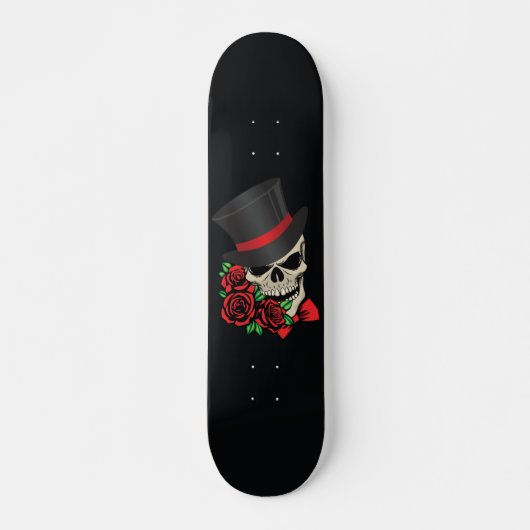 Gentleman Skull Skateboard (Vorne)