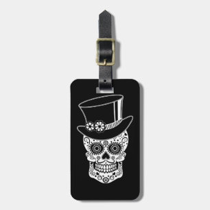 Gentleman Sugar Skull-01 Gepäckanhänger