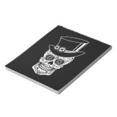 Gentleman Sugar Skull Notizblock (Rotiert)