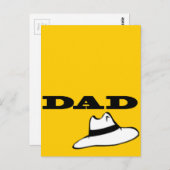 Gentleman Vater Postkarte (Vorne/Hinten)