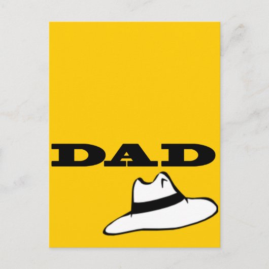 Gentleman Vater Postkarte (Vorderseite)