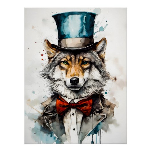 Gentleman Wolf Poster (Vorderseite)