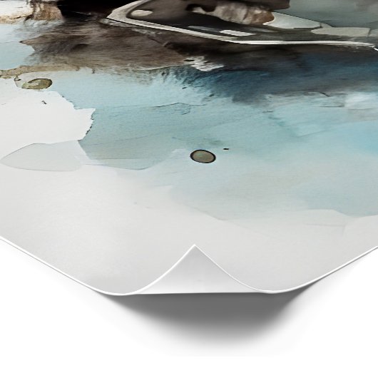 Gentleman Wolf Poster (Ecke)