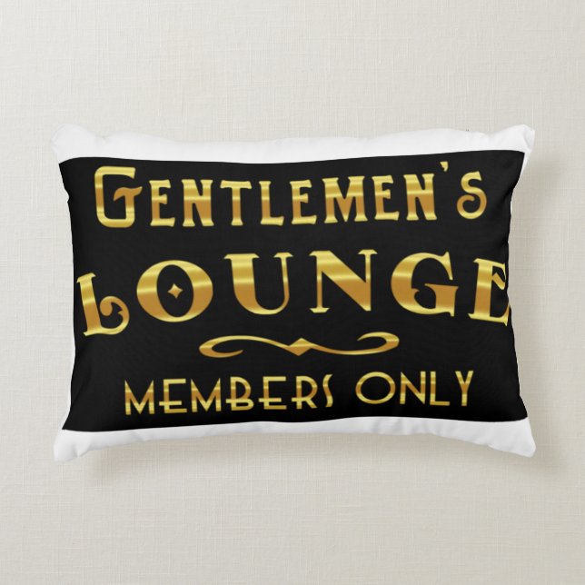 Gentleman's Lounge Dekokissen (Vorderseite)