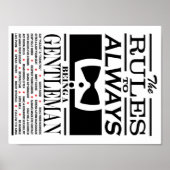 Gentleman's Poster (Vorne)