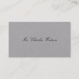 Gentleman's Viktorianische Calling Cards Gray Telefonnummerkarte