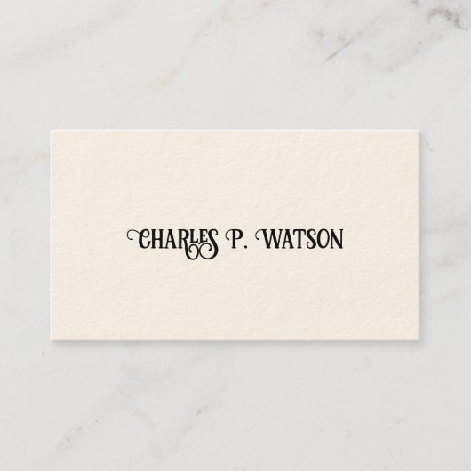 Gentleman's Viktorianische Calling Cards Telefonnummerkarte (Vorderseite)