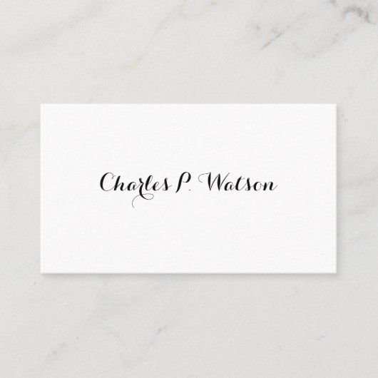 Gentleman's Viktorianische Calling Cards Telefonnummerkarte (Vorderseite)