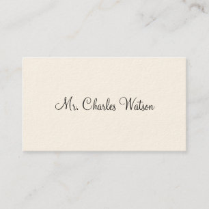 Gentleman's Viktorianische Calling Cards Telefonnummerkarte