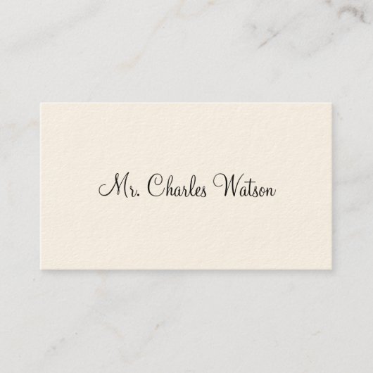 Gentleman's Viktorianische Calling Cards Telefonnummerkarte (Vorderseite)