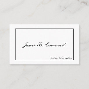 Gentleman's Viktorianische Calling Cards Telefonnummerkarte