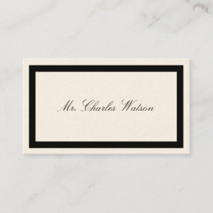 Gentleman's Viktorianische Calling Cards Telefonnummerkarte