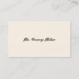 Gentleman's Viktorianische Calling Cards Telefonnummerkarte