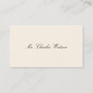 Gentleman's Viktorianische Calling Cards Telefonnummerkarte