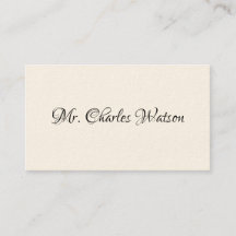 Gentleman's Viktorianische Calling Cards