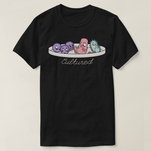 Gentlemen Microbes T-Shirt (Design vorne)