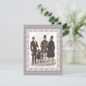 Gentlemen Only Elegant Bachelor's Party Einladung (Stehend Vorderseite)