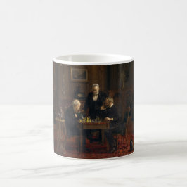 Gentlemen Playing a Game of Schach (Thomas Eakins) Kaffeetasse