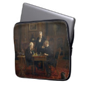 Gentlemen Playing a Game of Schach (Thomas Eakins) Laptopschutzhülle (Vorderseite Links)