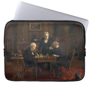 Gentlemen Playing a Game of Schach (Thomas Eakins) Laptopschutzhülle