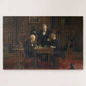 Gentlemen Playing a Game of Schach (Thomas Eakins) Puzzle (Horizontal)