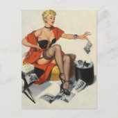 Gentlemen Recycelte Button-Up Postkarte (Vorderseite)