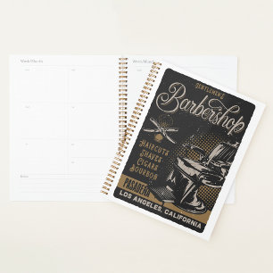 Gentlemen's Barbershop Retro Haarschnitte Shaves Planer