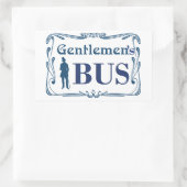 GENTLEMENS BUSHALTER RECHTECKIGER AUFKLEBER (Tasche)