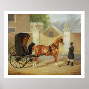 Gentlemen's Carriages: A Cabriolet, c.1820-30 (oil Poster