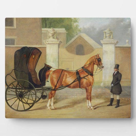 Gentlemen's Carriages: A Cabriolet, c.1820-30 (Öl Fotoplatte (Vorderseite)
