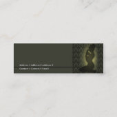 Gentlemen's Club - Karte, Geschäft, Rufen Mini Visitenkarte (Rückseite)