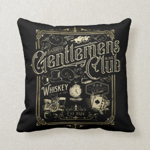 Gentlemen's Club Retro Kissen